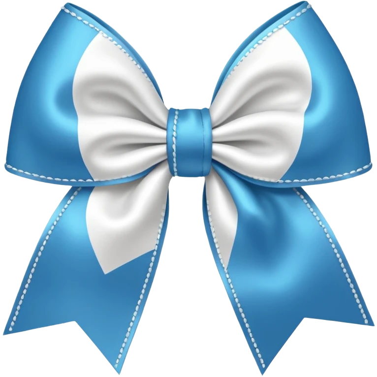 white cheer bow emoji