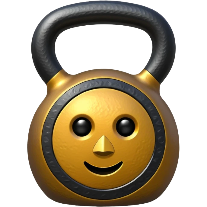 a weight in the form of a large rectangular kettlebell emoji