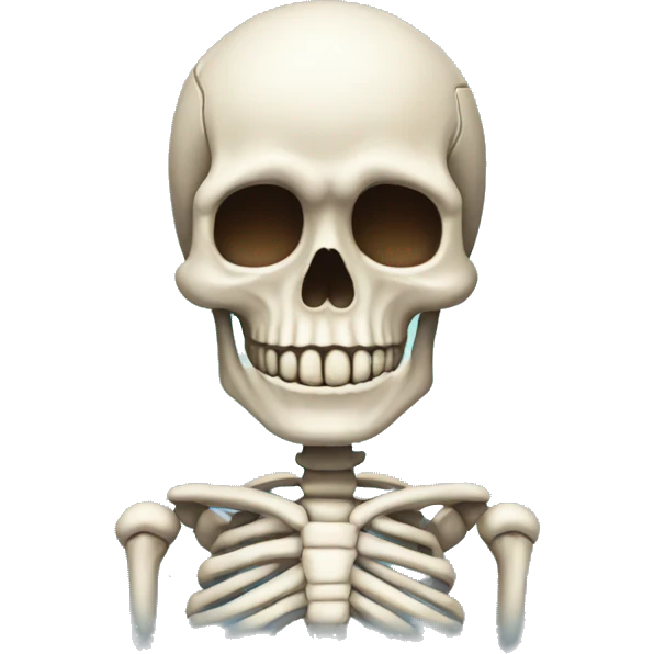 Skeleton gigachad emoji