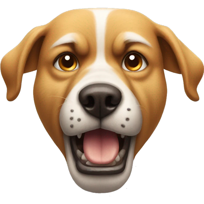 angry dog emoji