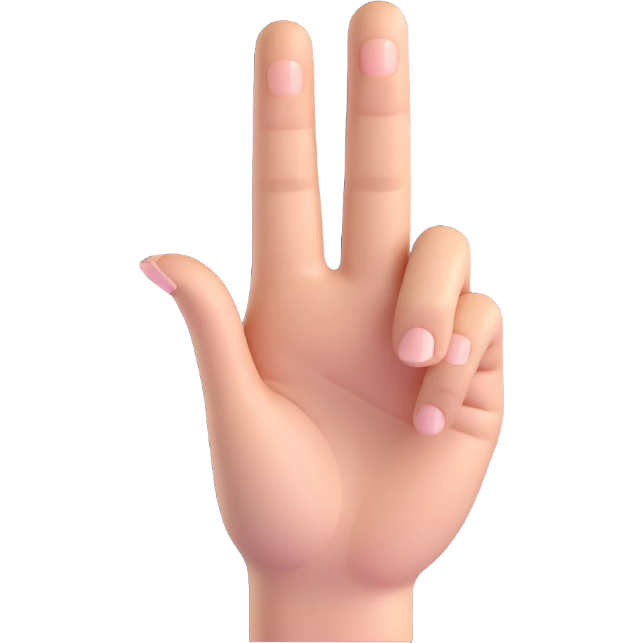 lady's index finger pointing up, clear feminine hand, neutral skin tone, minimal background emoji