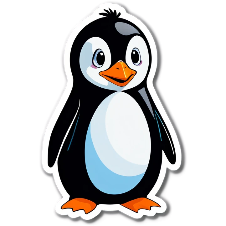 the penguin of the bathroom emoji