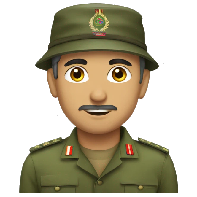 soldier rank emoji azerbaijam emoji