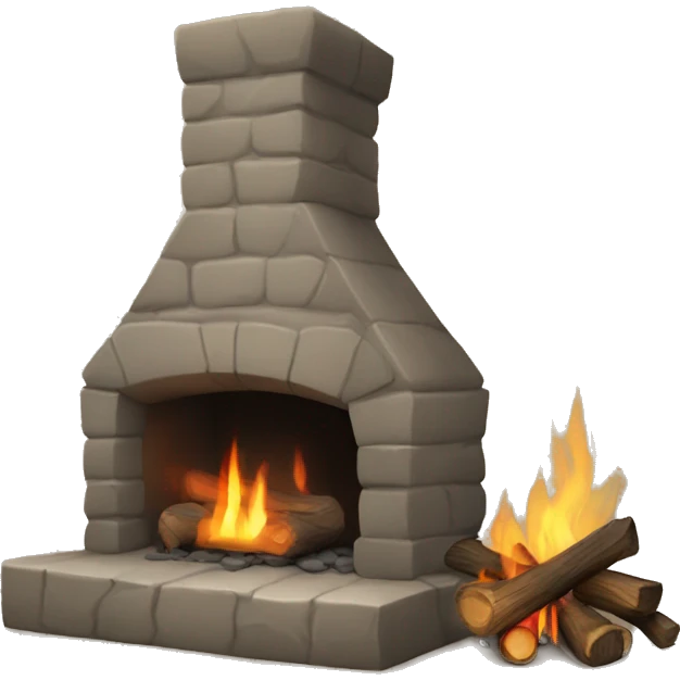 camp fireplace emoji