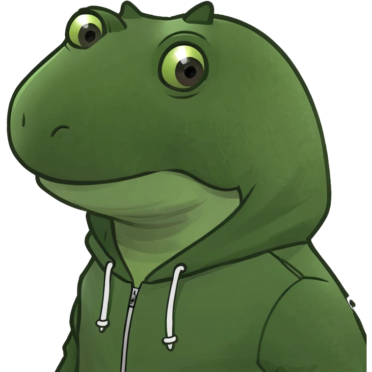 Dino wearing hoodie emoji