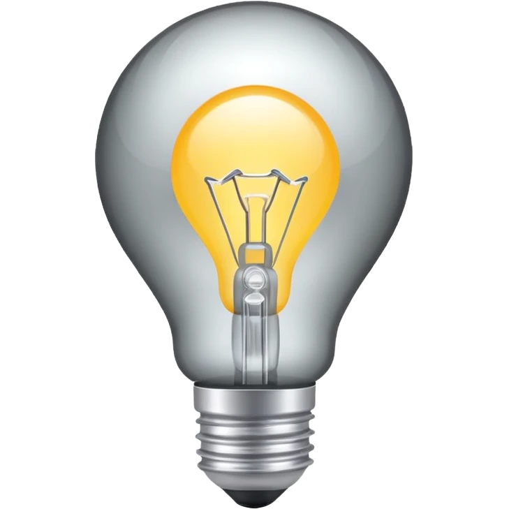 Mirror light bulbs  emoji