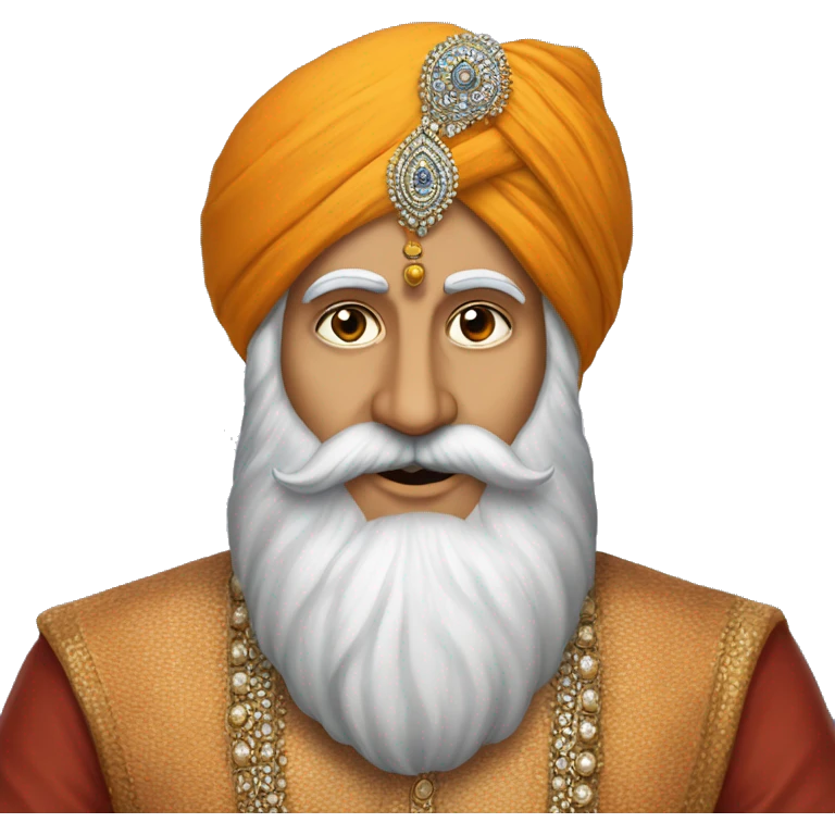 Maharaja Ranjit singh long beard emoji