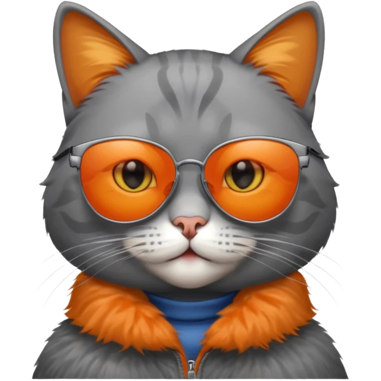 Cat wearing sunglasses emoji