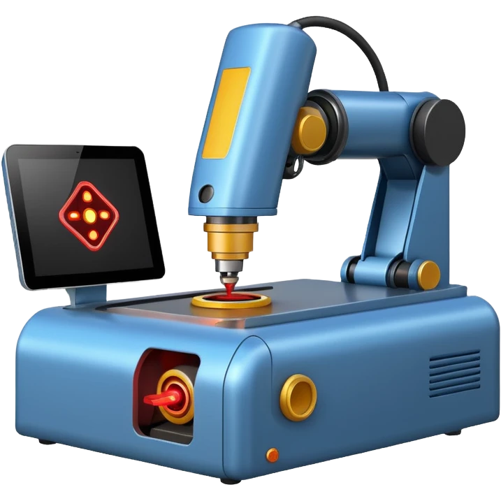 robotic machine welding laser emoji