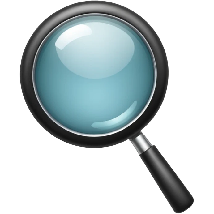 magnifying glass emoji