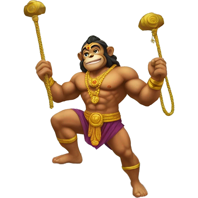 lord hanuman lifting hill emoji