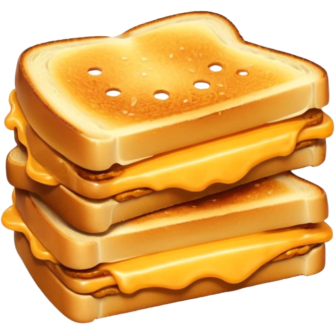 A grilled cheese. emoji
