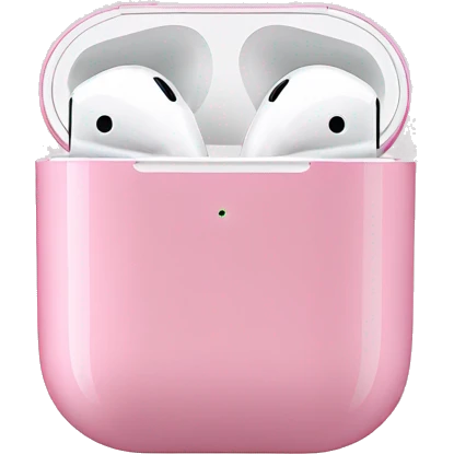 pinke airpods emoji