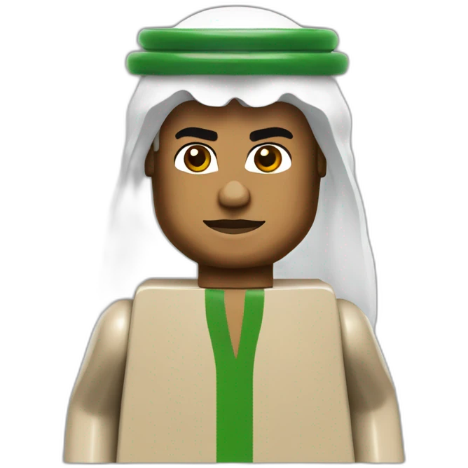 Lego Saudi man emoji
