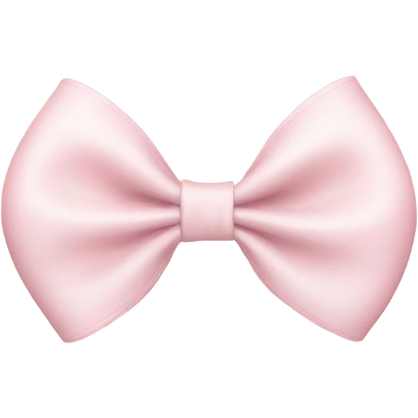 baby pink bow emoji