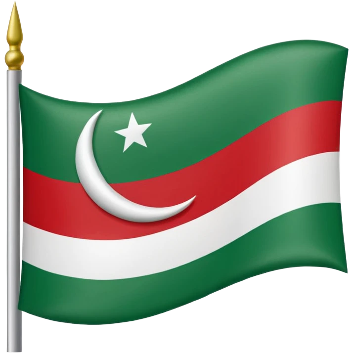 Chechen Flag, the flag 1991-1999 emoji