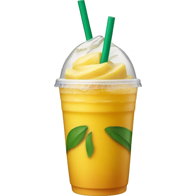 Starbucks mango refresher emoji