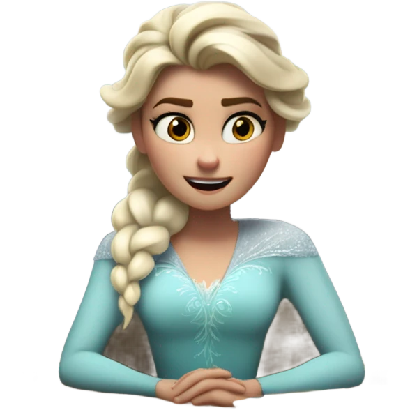 Elsa wants to go home but Fran making her stay at the office emoji