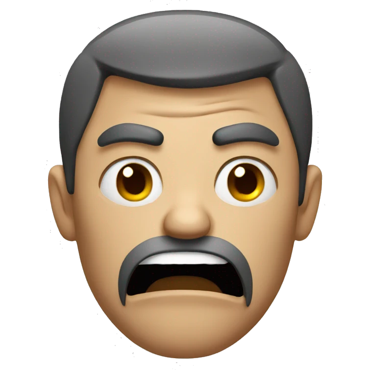 Angry man emoji