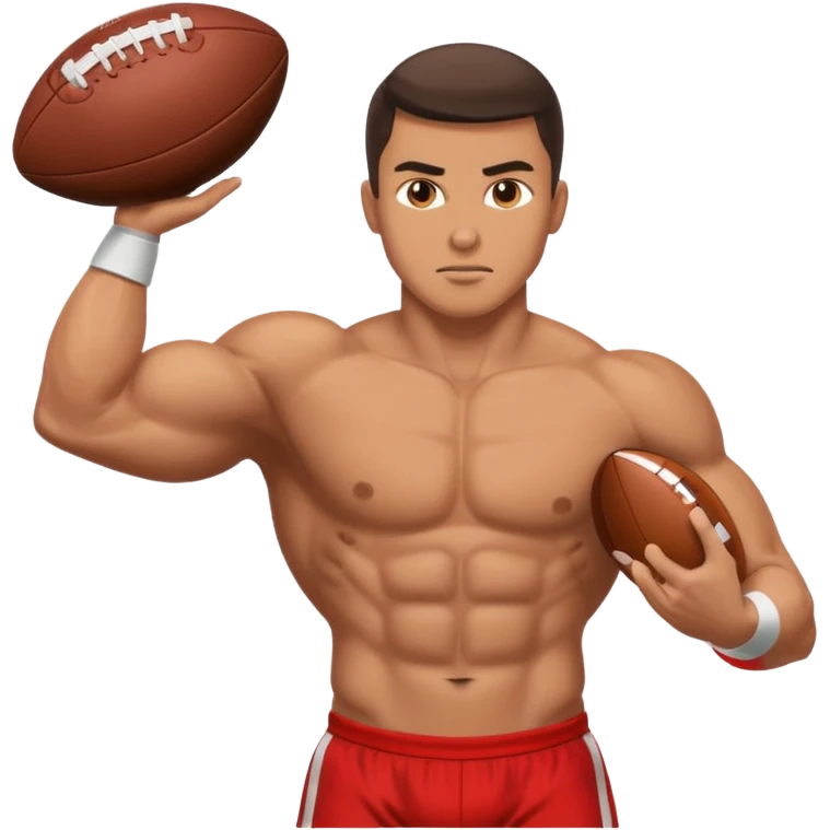 a player Defending against a player  in football emoji