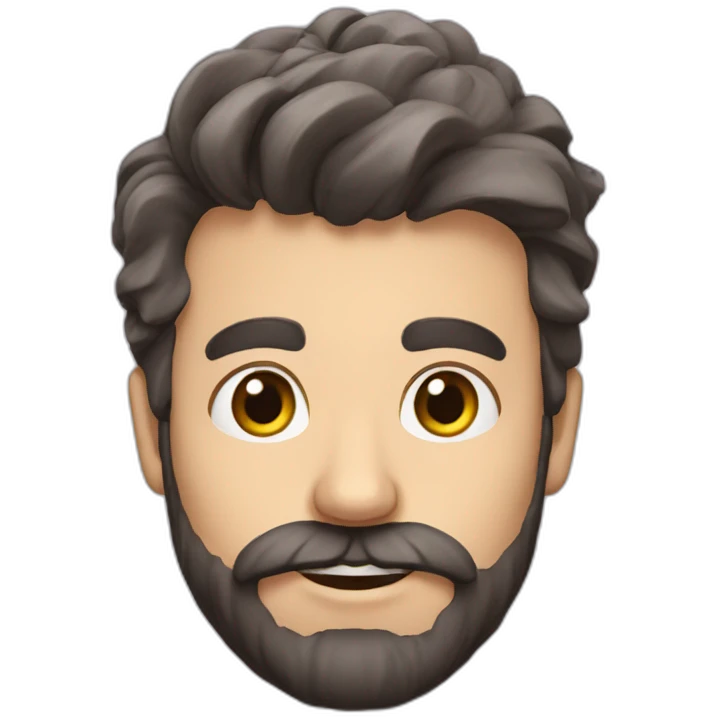 Andrew garfild beard emoji