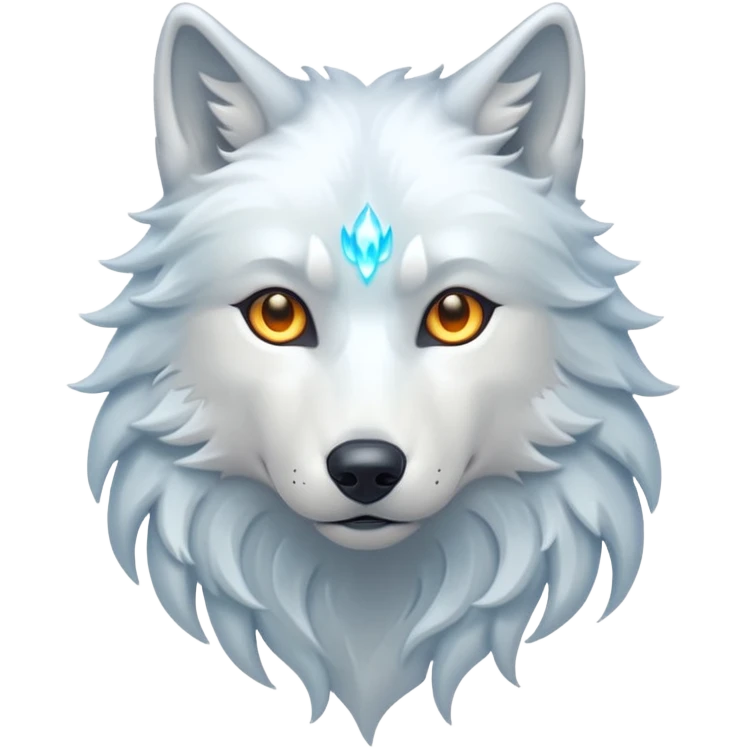 Spirit of a wolf emoji
