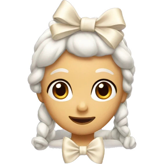 crème bow  emoji