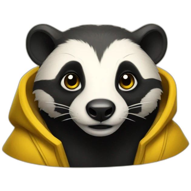 hufflepuff badger emoji