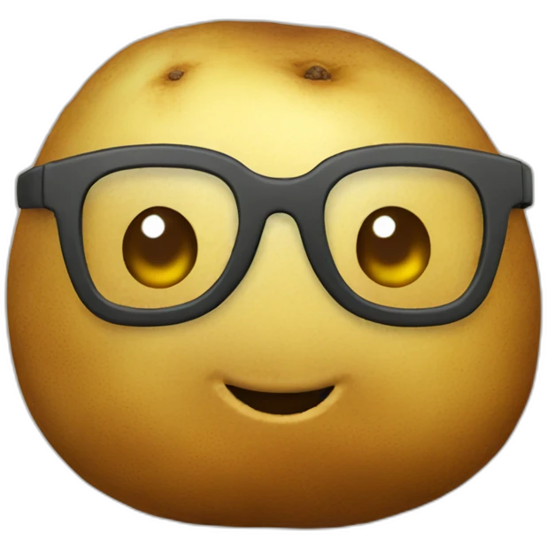 nerd potato emoji