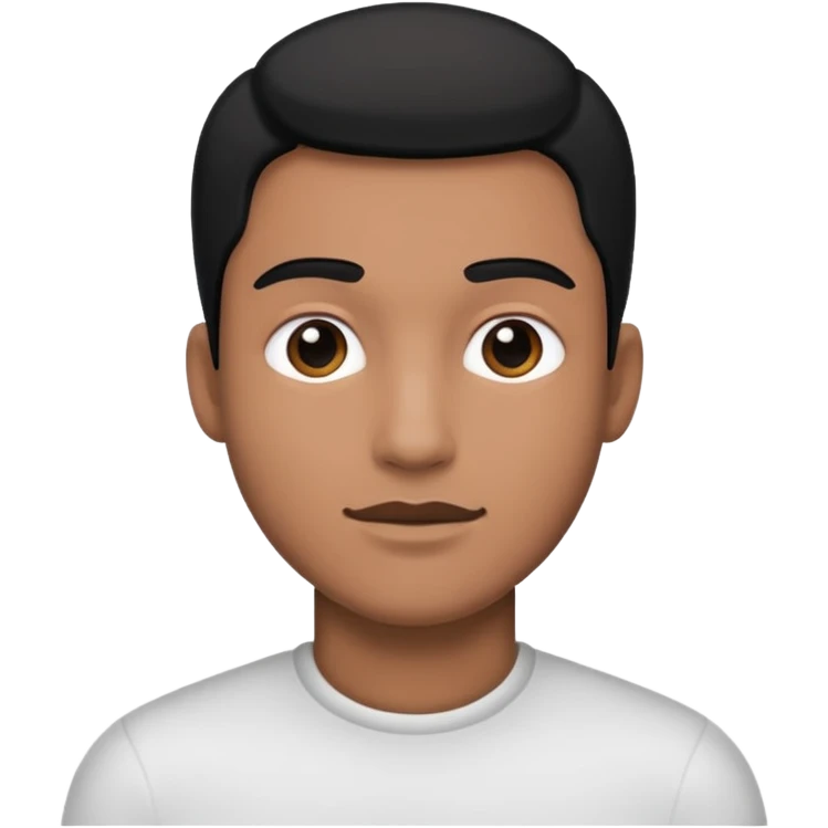 Tender Portrait male B&W emoji