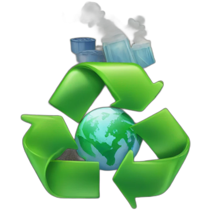 Carbon resource recycling emoji