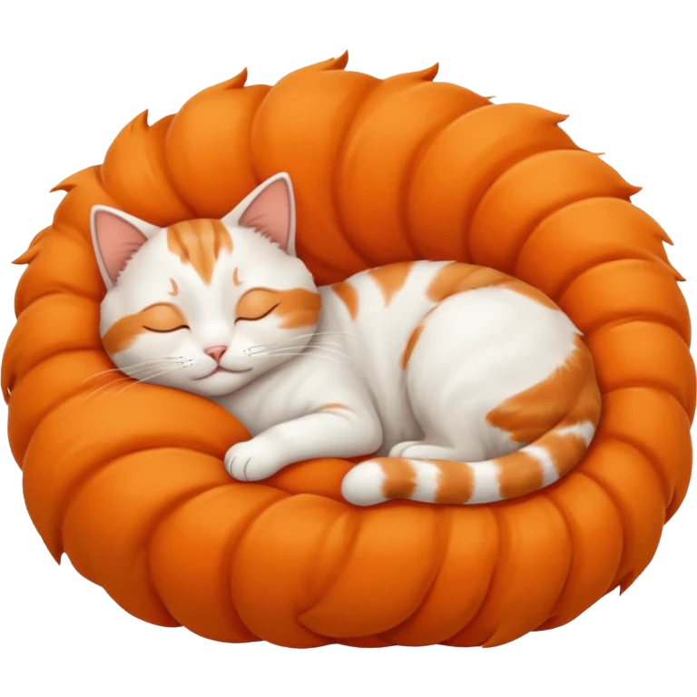 cat sleeping in dreems emoji