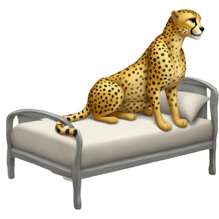 90’s cheetah bed emoji