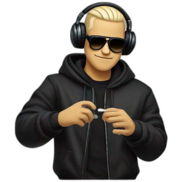 dj-snake playing music emoji