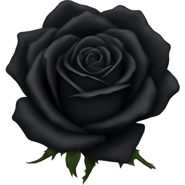 black rose emoji