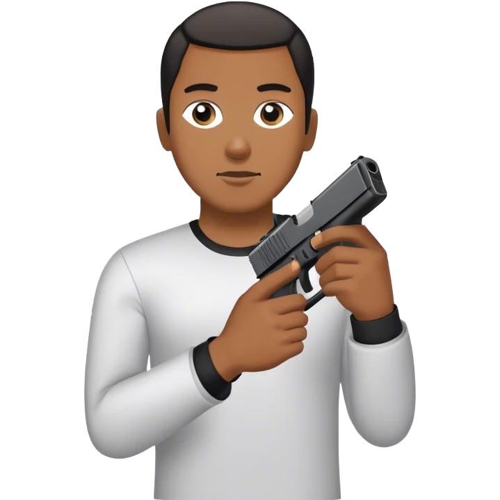 Me wit the Glock emoji