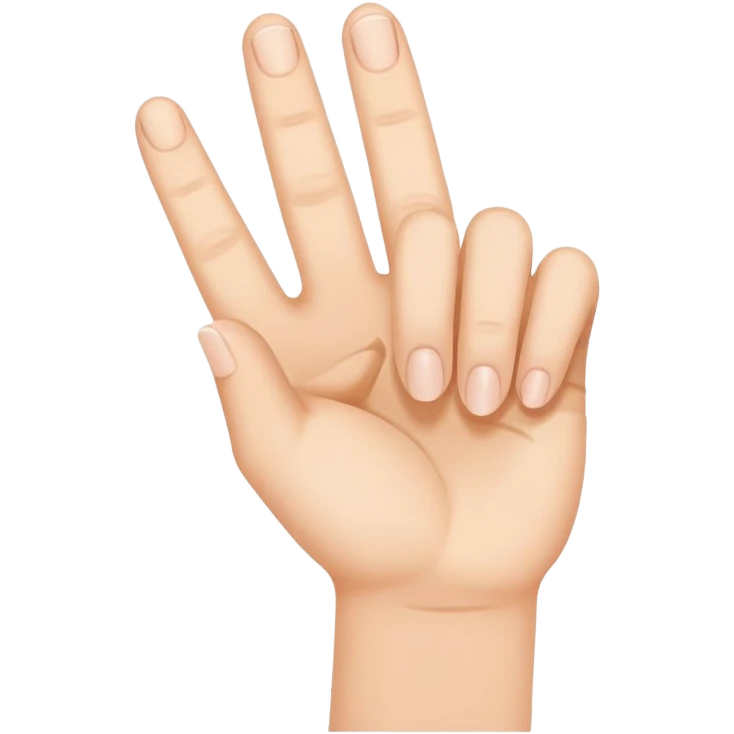 hand sign making L emoji
