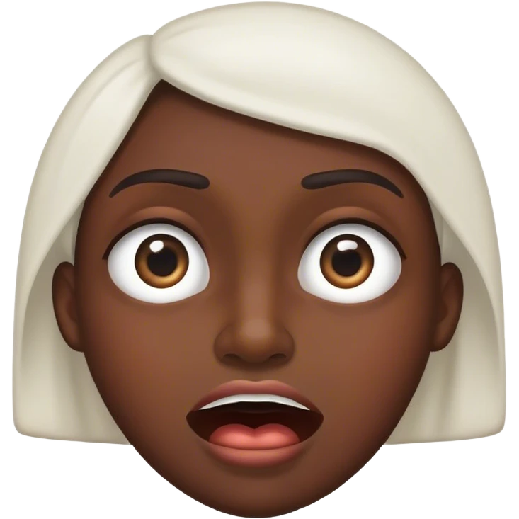 Eye roll with curved mouth  emoji