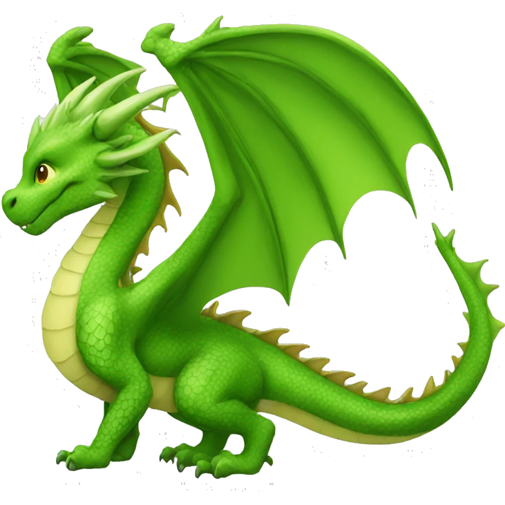 dragon verde emoji