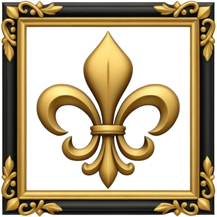 Retire la fleur de lys au milieu emoji