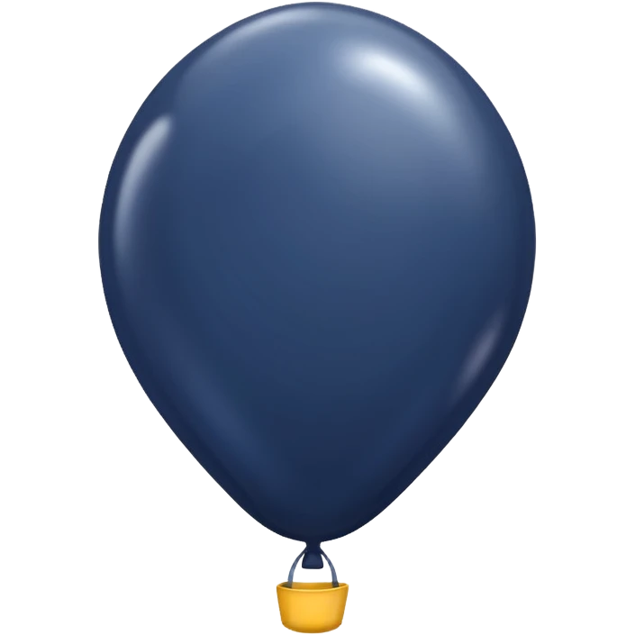 dark navy balloon emoji