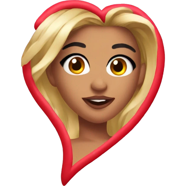 Karol G heart tattoo emoji