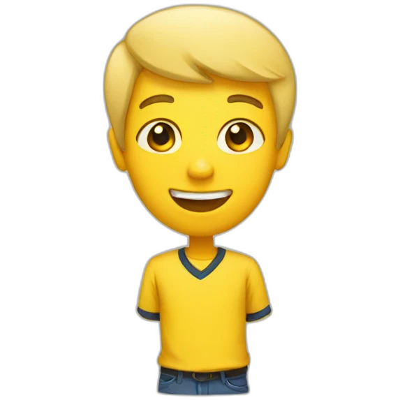 Yellow school emoji