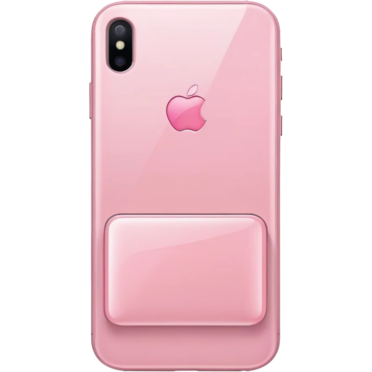 Light pink cellphone emoji