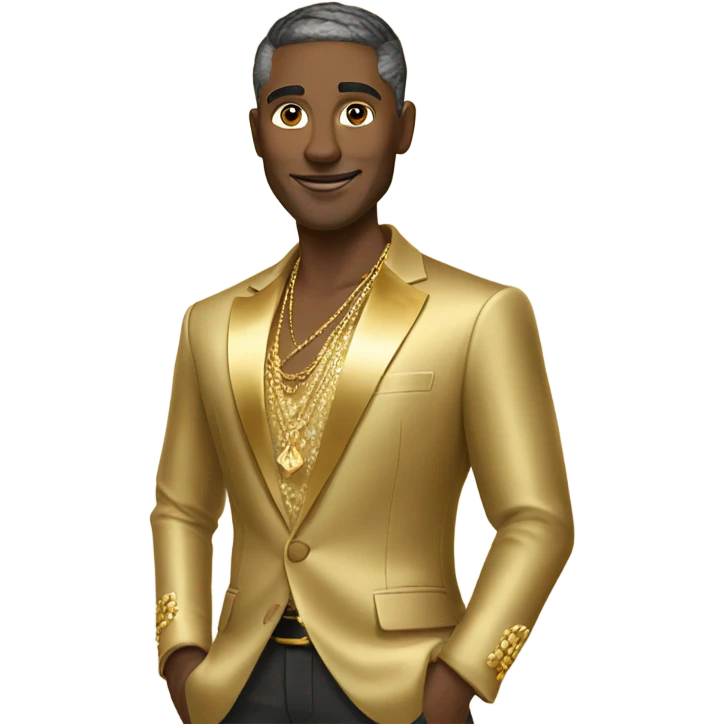 Baddie gold emoji
