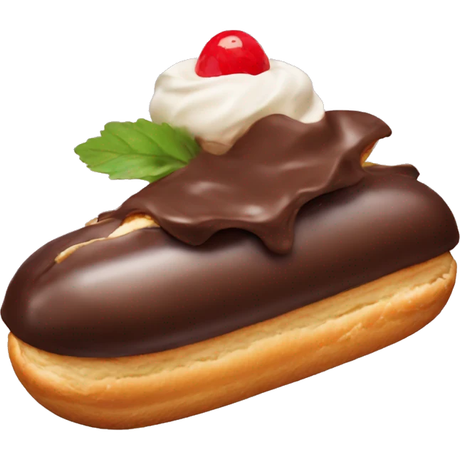 chocolate eclair emoji