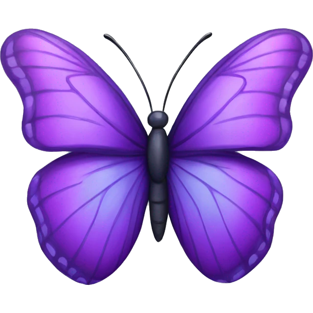 Purple butterfly emoji