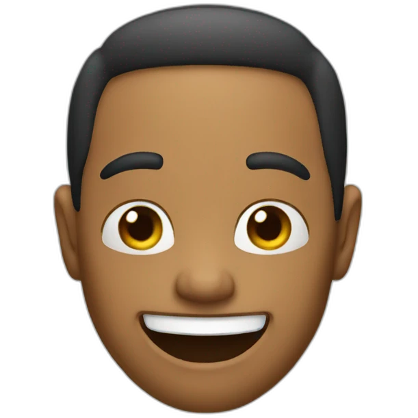 meme emoji with funny smile emoji
