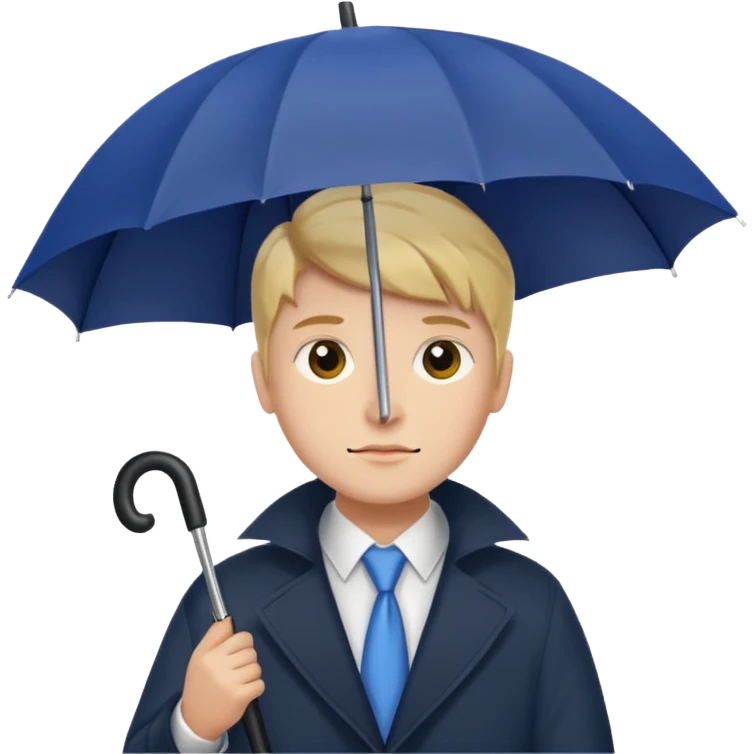 hemster holding an umbrella emoji