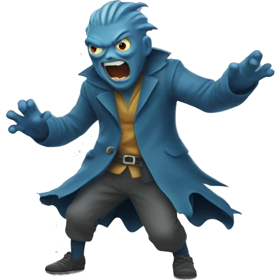 Monstruo viento emoji